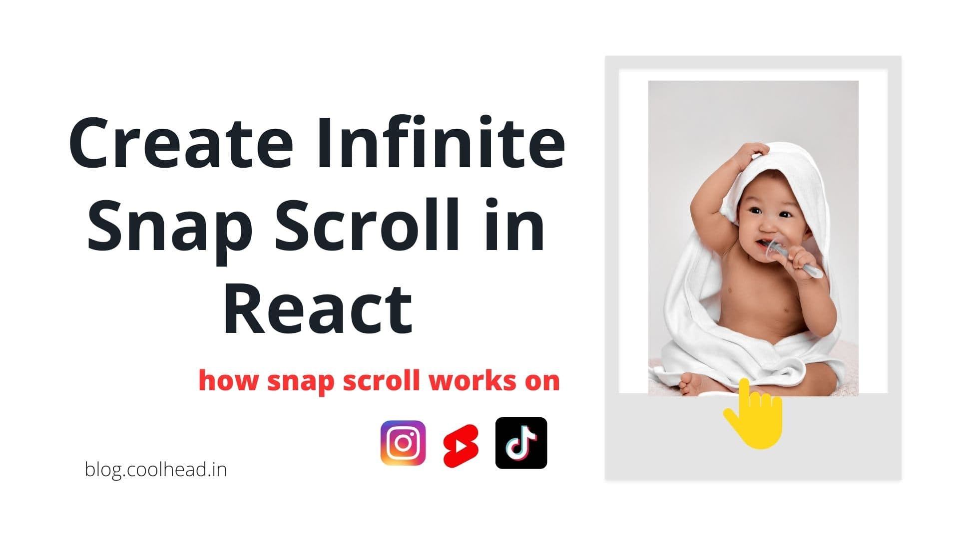 Create Tik-Tok/Youtube Shorts like snap infinite scroll - React