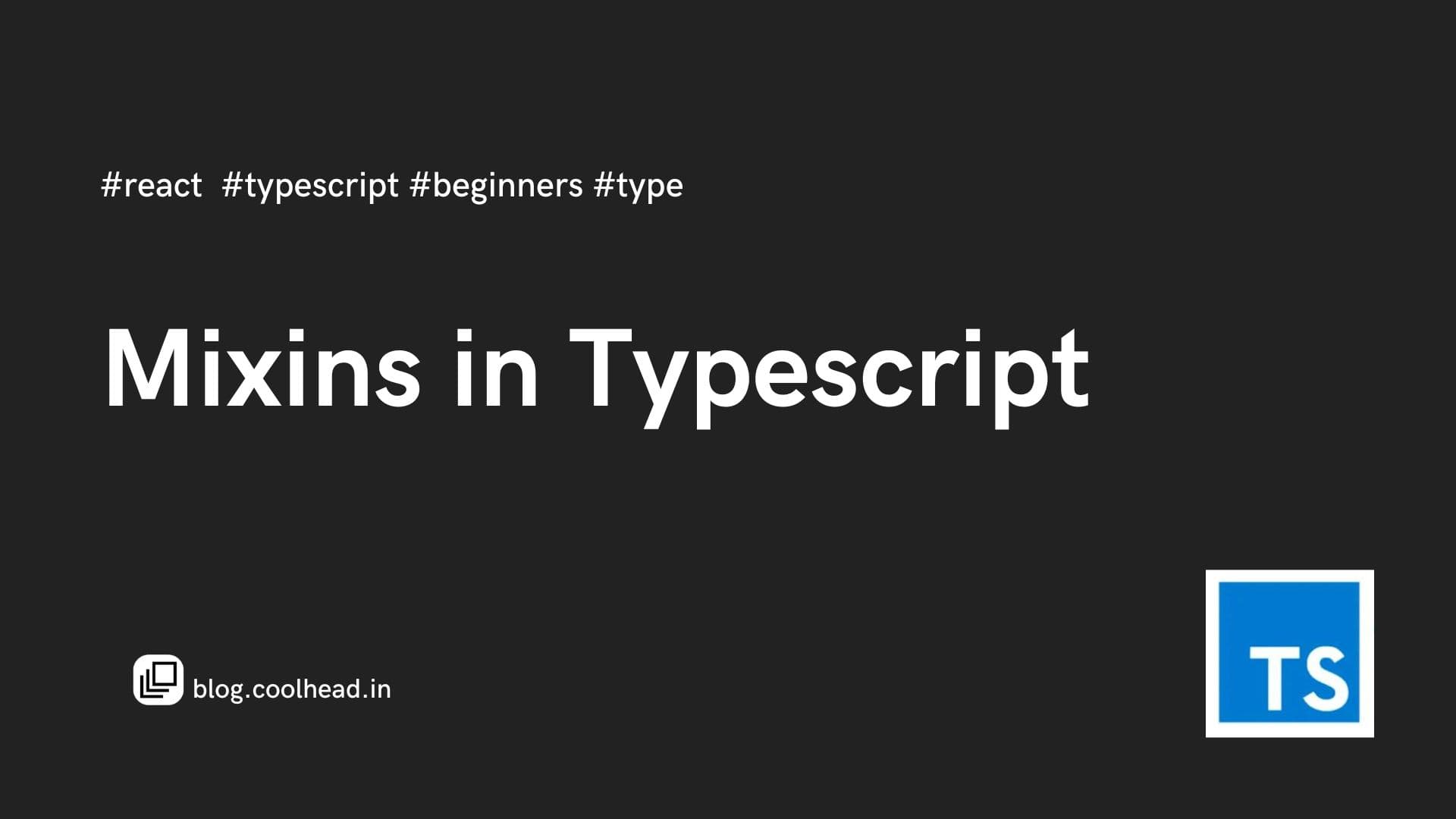 Mixins in typescript